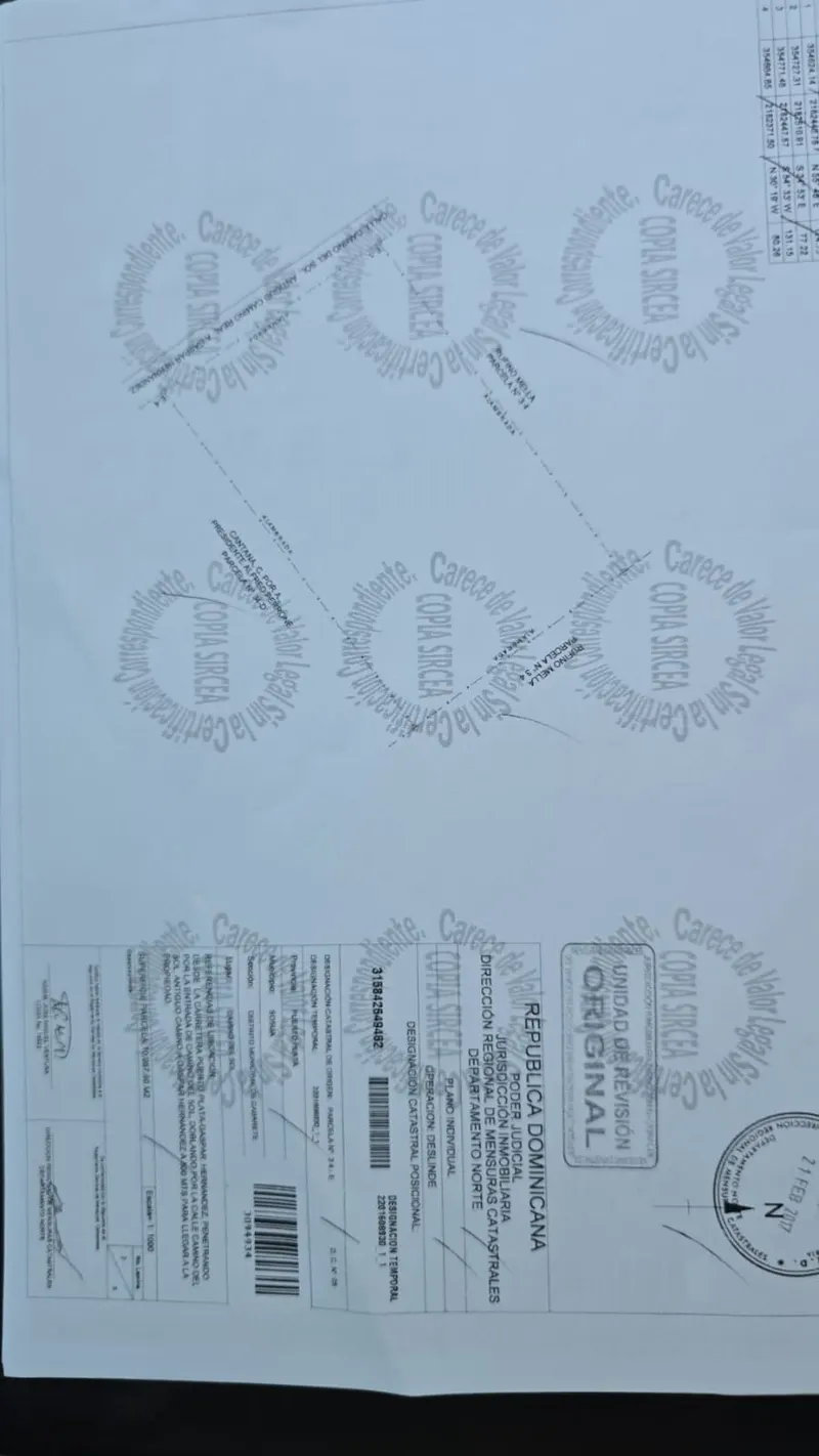 Terrain en Front de Mer à Cabarete, USD$ 280