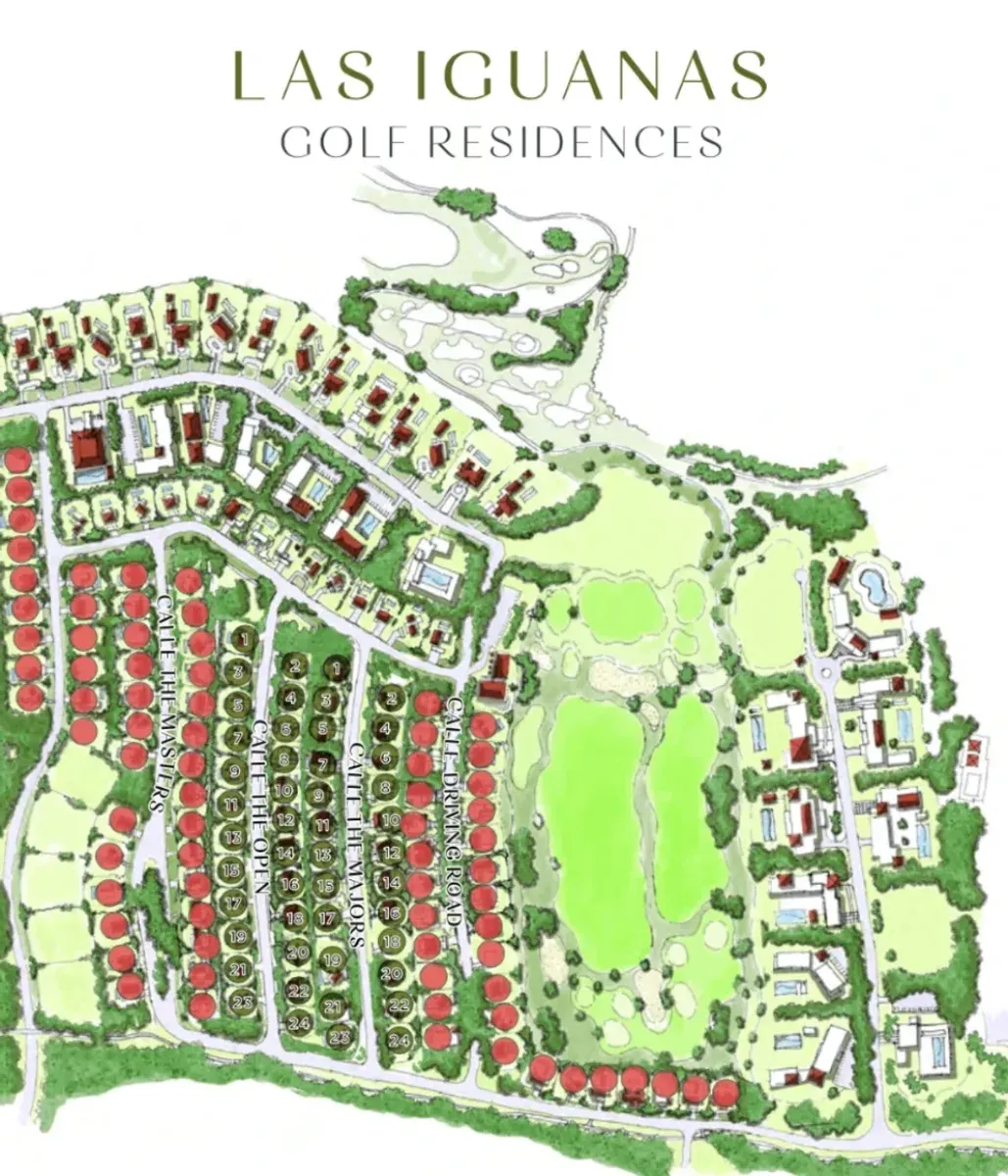 Grundstück zum Verkauf Las Iguanas Cap Cana 2.122m² Golfblick, Foto 2