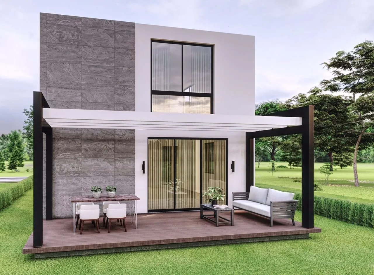 Casa Moderna Minimalista, foto 2