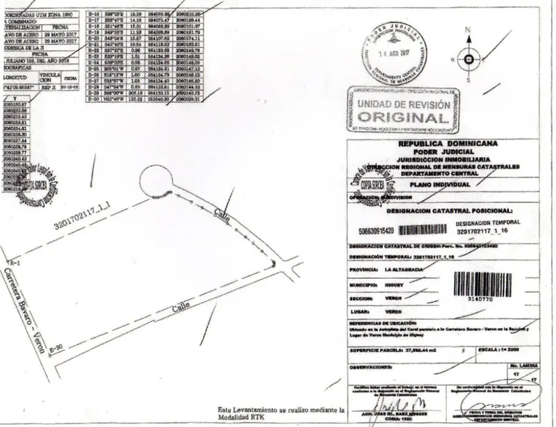 GRUNDSTÜCK ZUM VERKAUF 37.699 M² AVENIDA BARCELÓ BÁVARO PUNTA CANA, USD$ 7,000,000