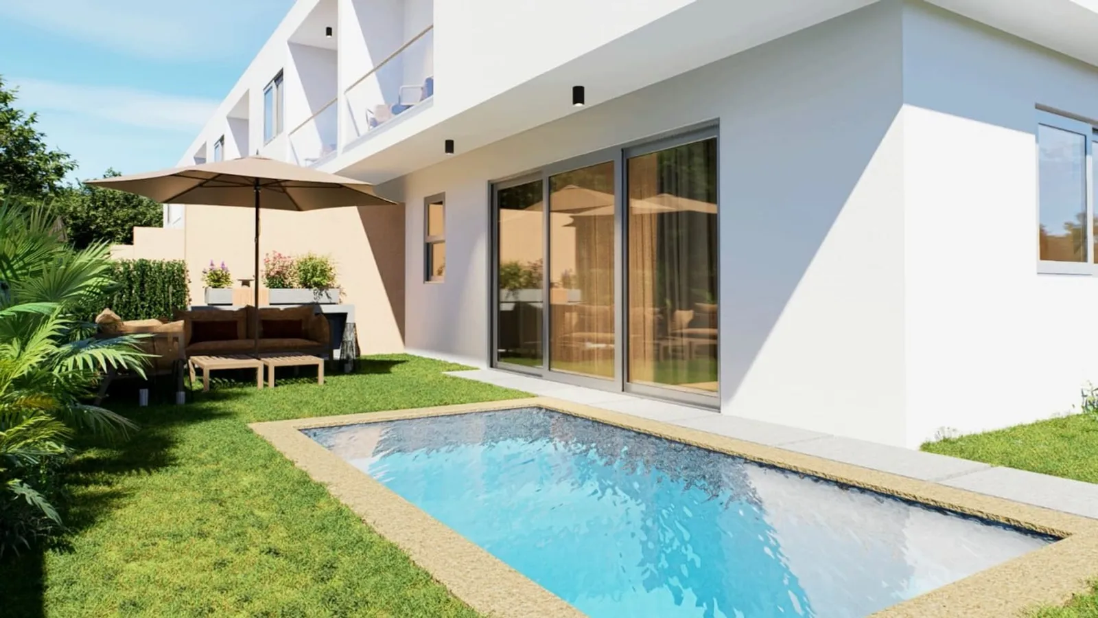 Townhouse with private pool, main photo
