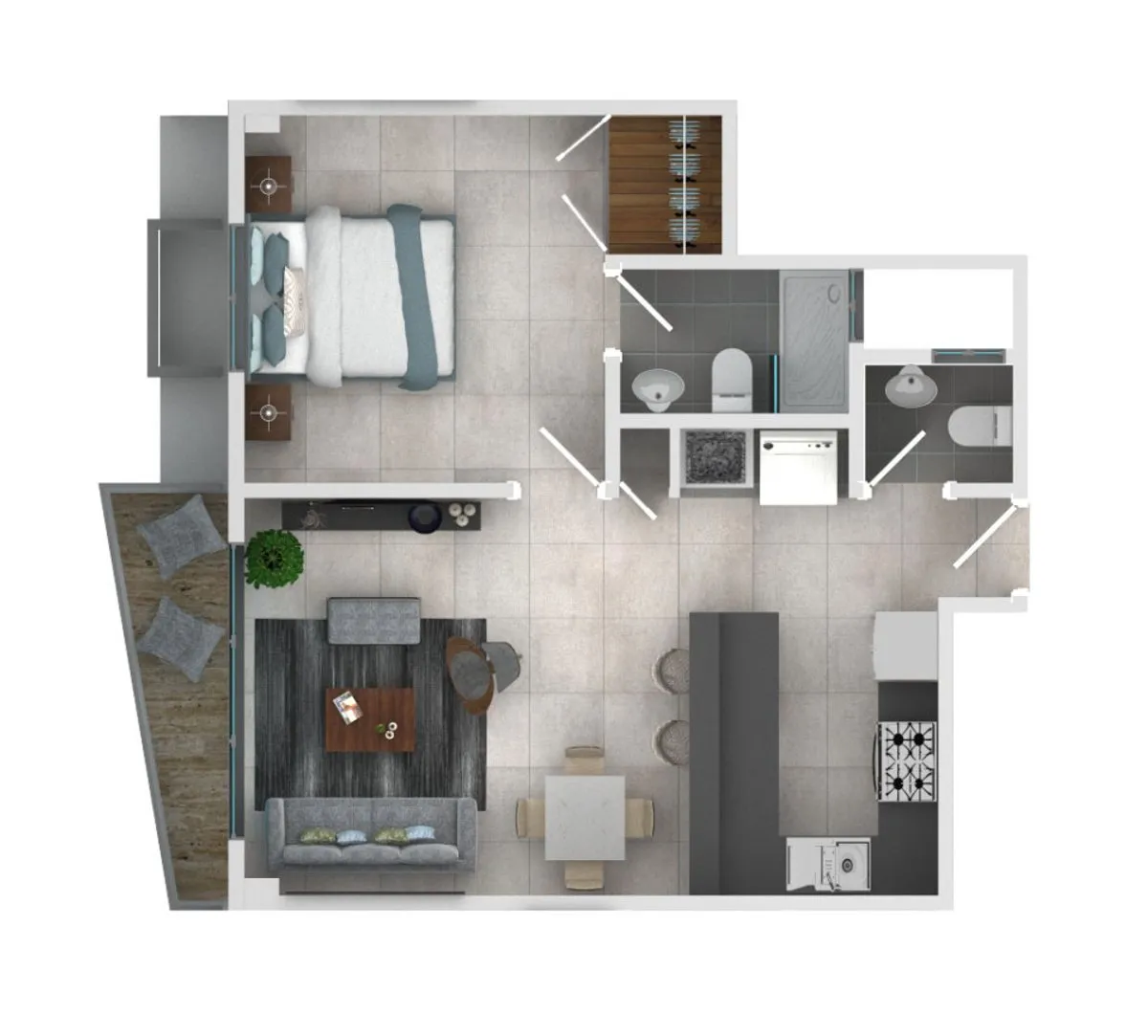 Möbliertes Apartment in Punta Cana, Foto 4