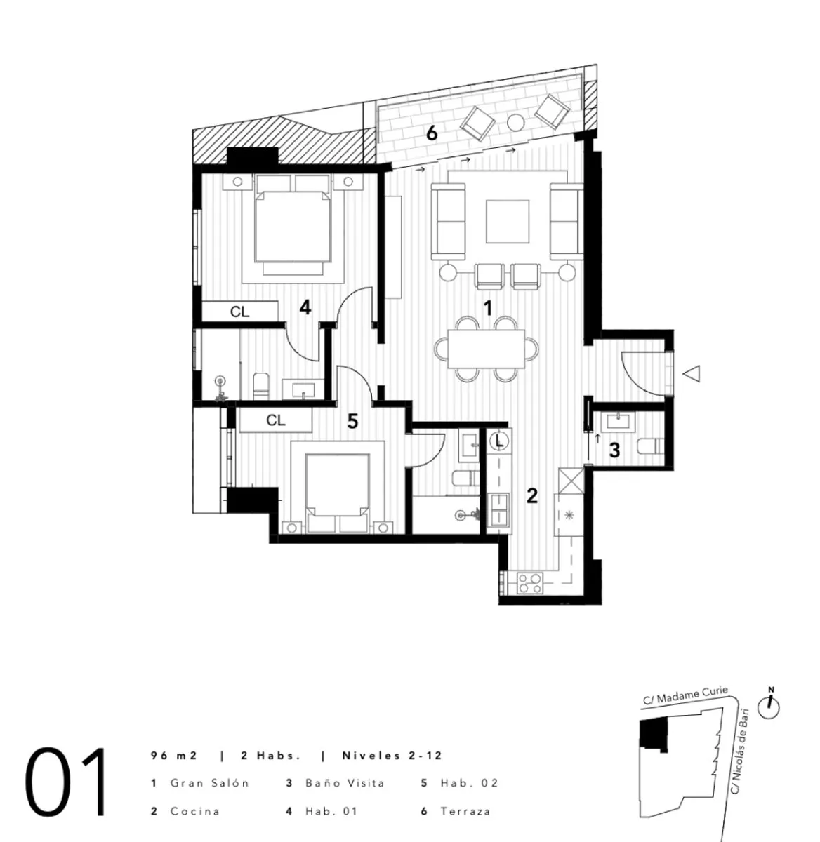 Apartment zum Verkauf in La Esperilla | Modernes Projekt, Foto 2