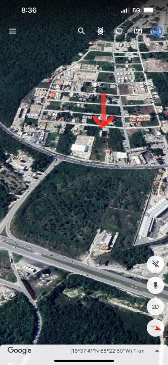 Grundstück in Punta Cana, Bávaro, 4501 m², Hauptfoto