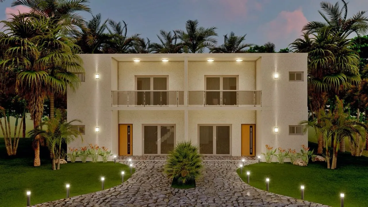 Apartamentos de dos niveles con piscina privada en cabarete, foto 2