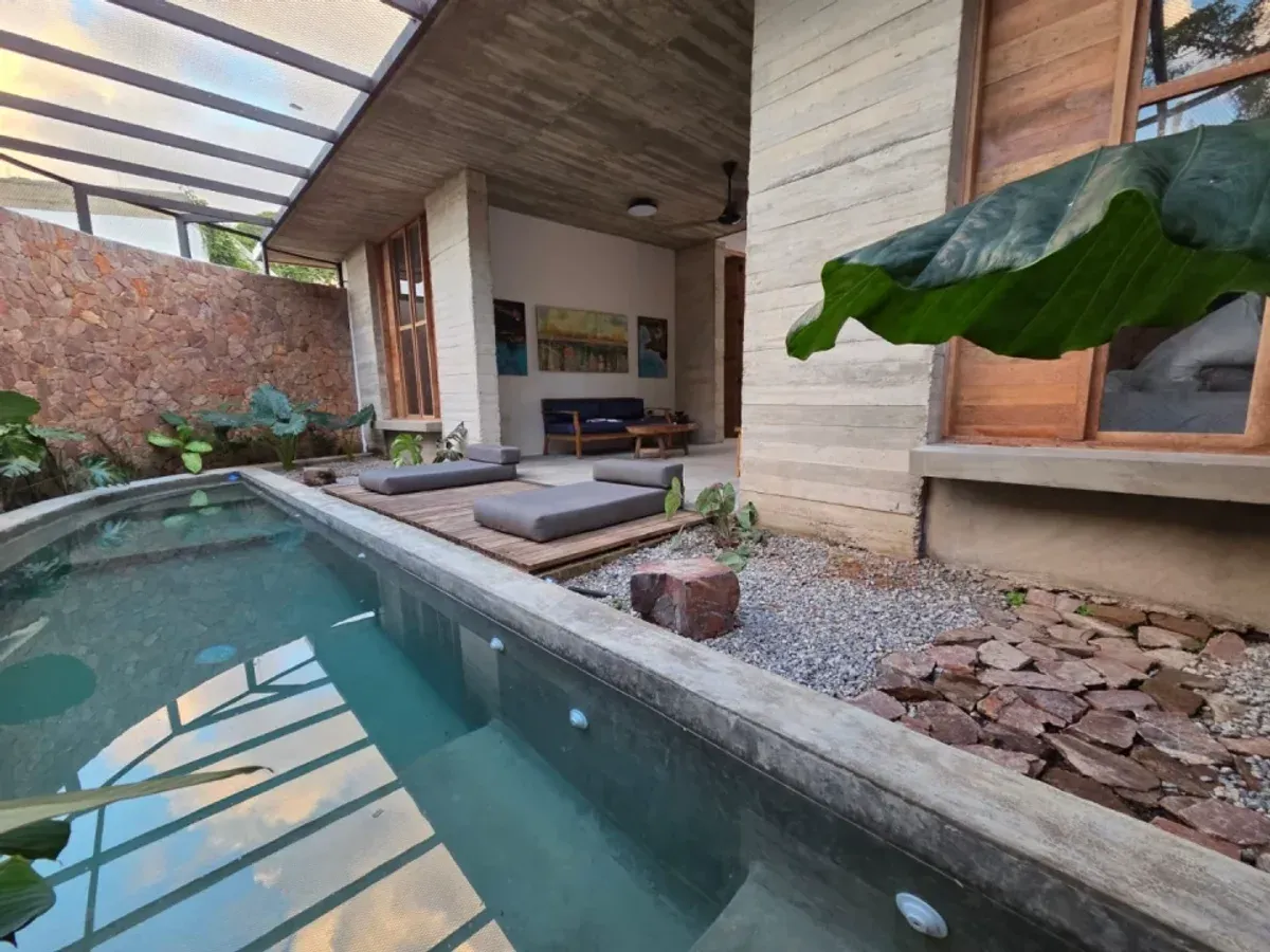 Haus zum Verkauf in Las Terrenas mit Garten und Schwimmbad, Hauptfoto