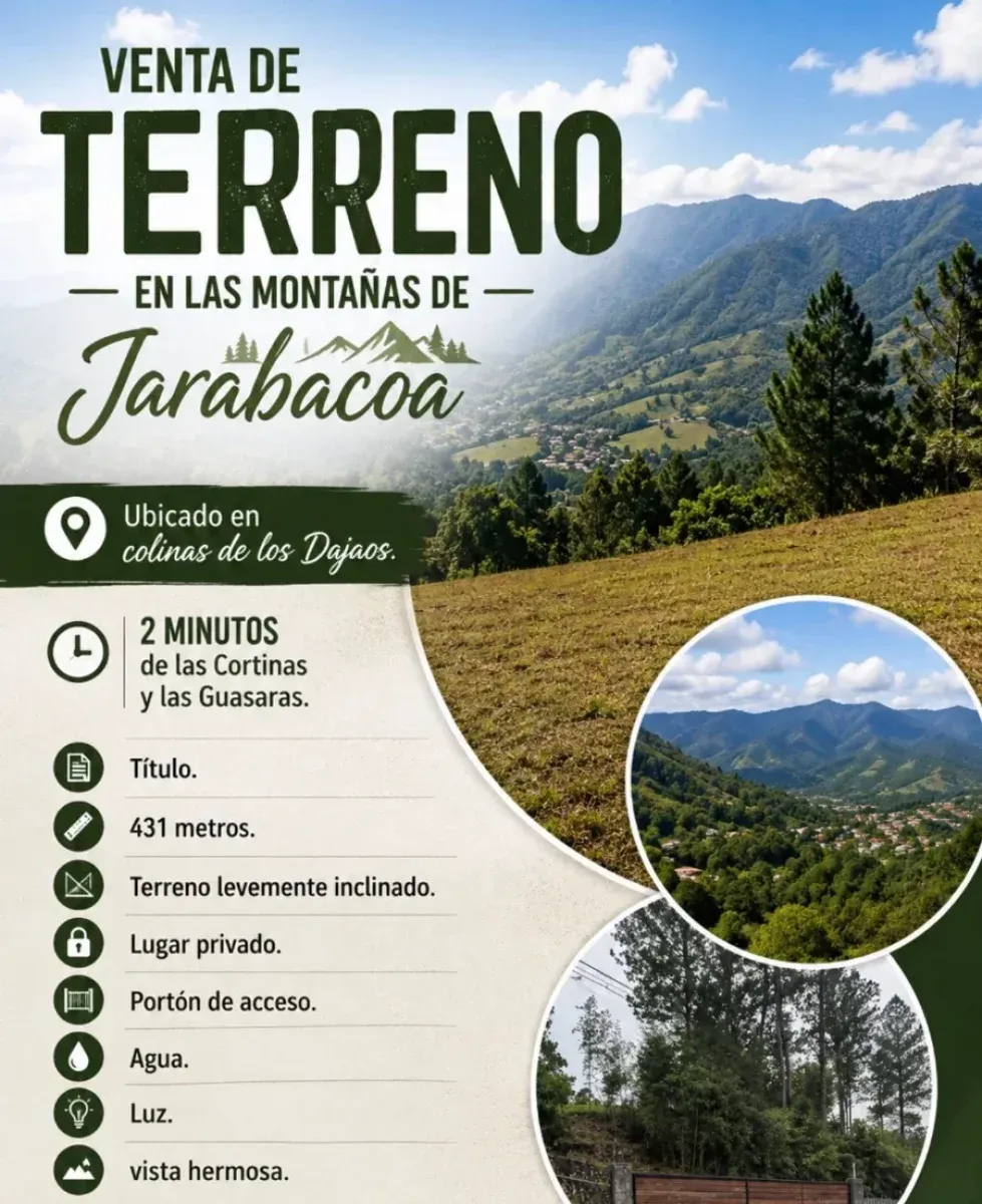 Grundstück in Jarabacoa, Los Dajaos, Hauptfoto