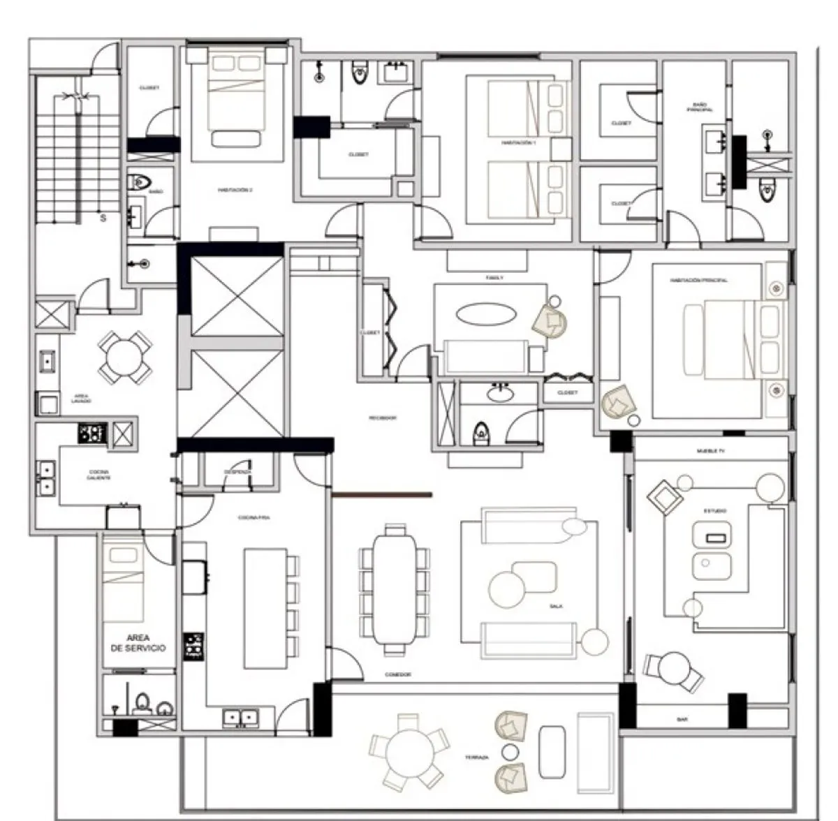 Luxusapartment in Piantini, Santo Domingo, Foto 5