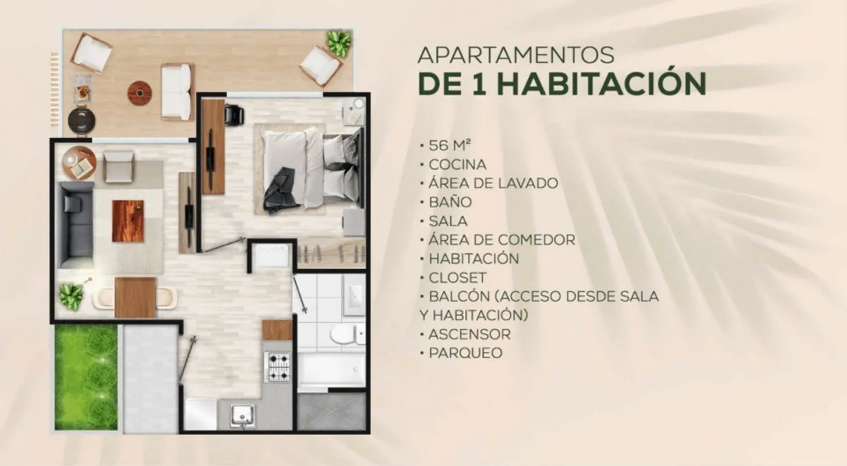 Apartment with pool view in 7PALMS, Vista Cana, photo 5