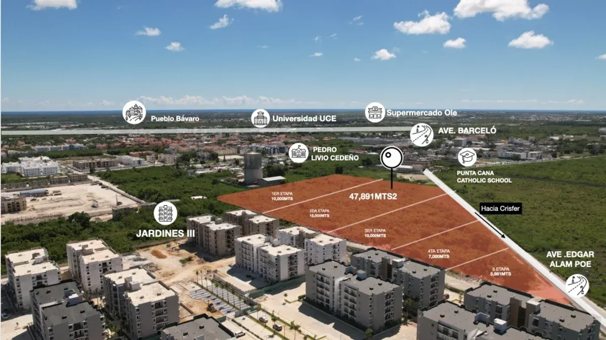 Terreno in Vendita a Bávaro-Punta Cana, foto principale