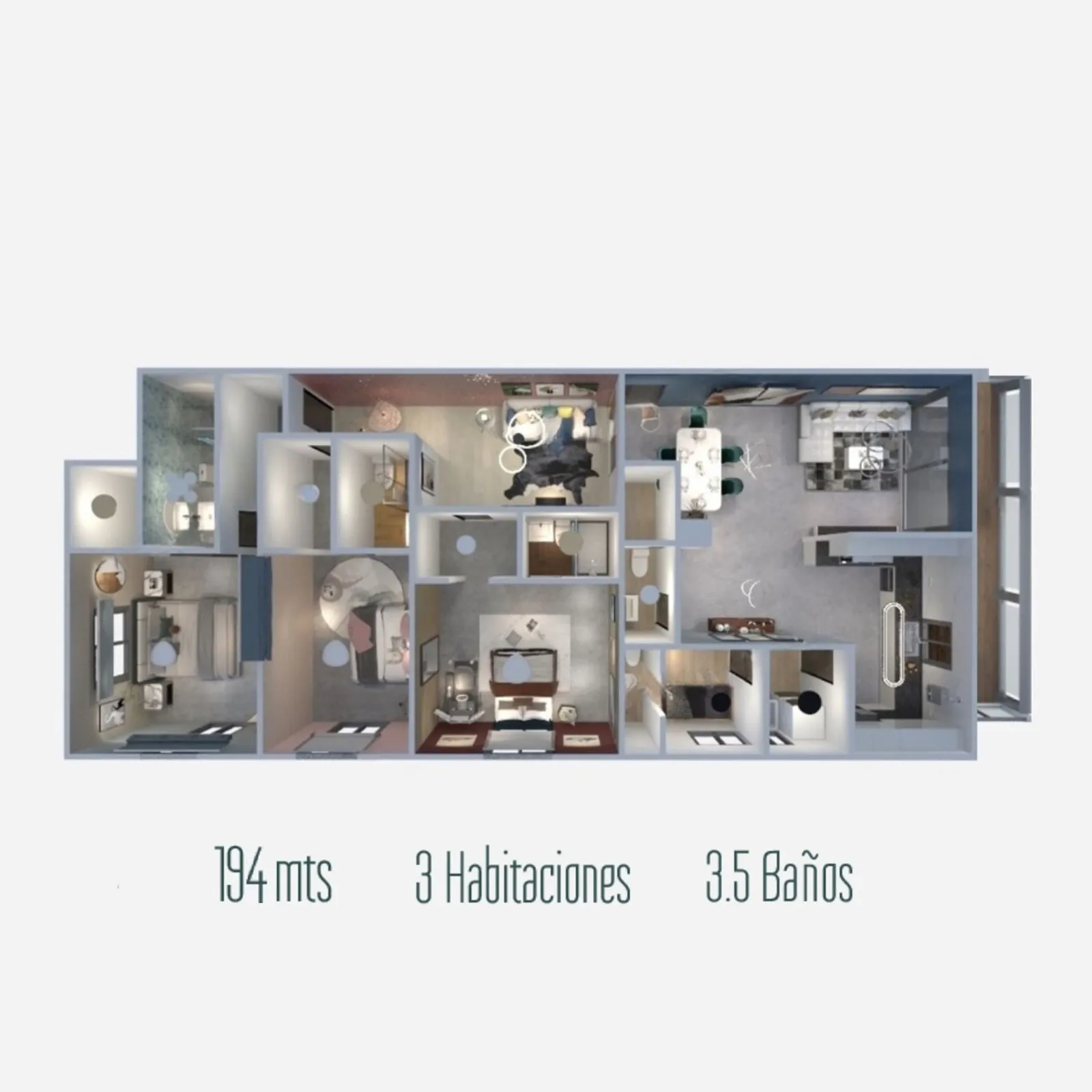 Proyecto de apartamentos en Los Cacicazgos, Foto 5