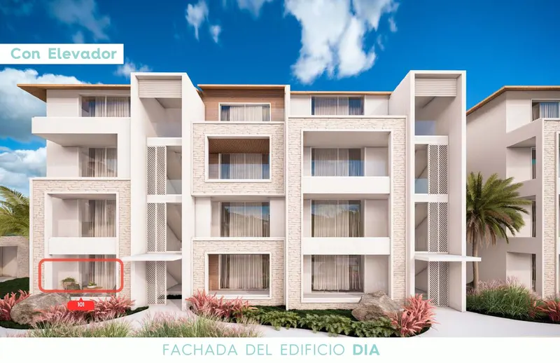 Apartment mit 2 Schlafzimmern Dominicus, USD$ 230,000