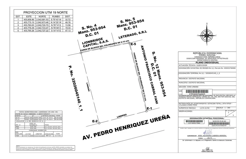Grundstück in La Esperilla, Santo Domingo, USD$ 3,069,300